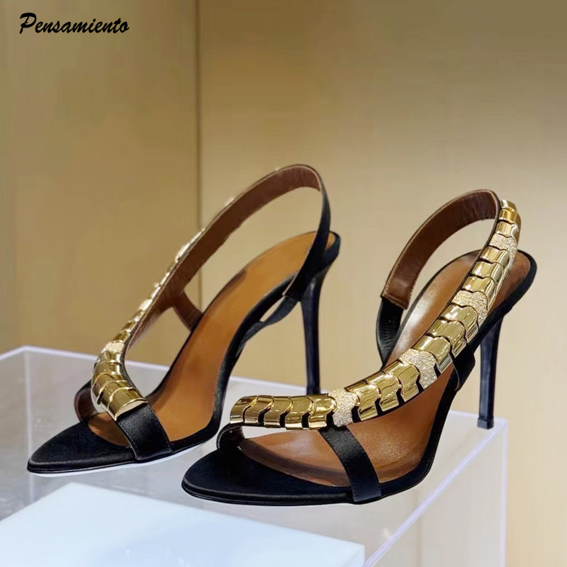 Women Formal Wear For Wedding - Luxuriöse Glitzer-Sandalen mit Strassbesatz für Damen,