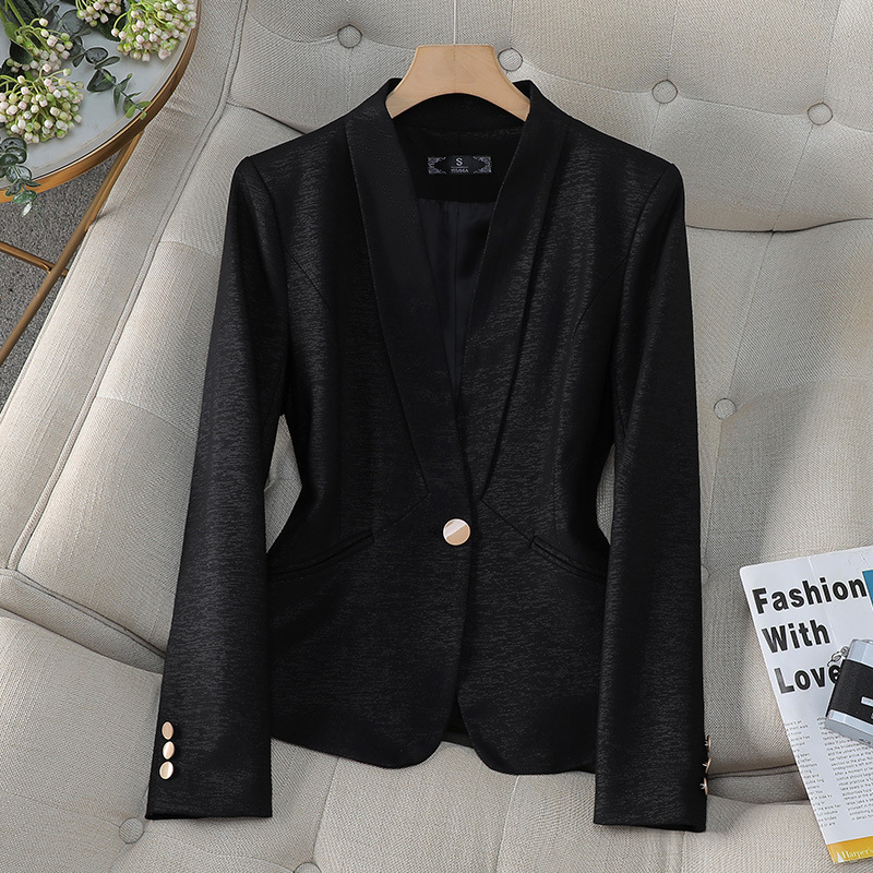 Formal Winter Wear Women Jacket - NewAutumn Frauen Blazer Mantel Langarm Single