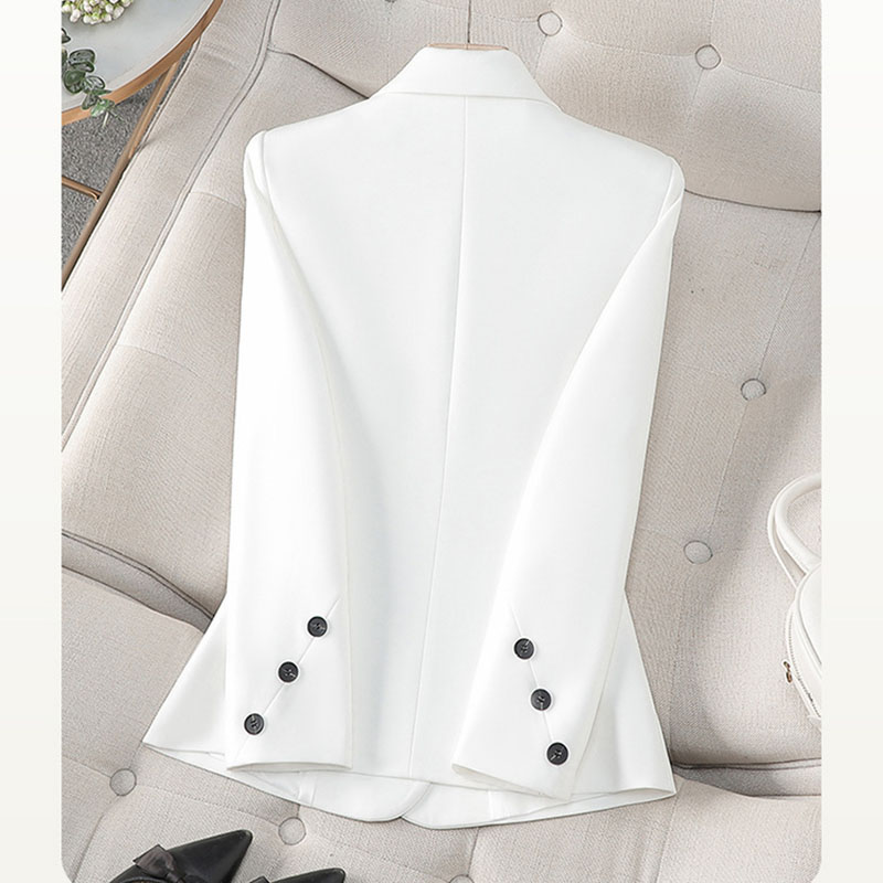 Formal Winter Wear Women Jacket - 2023 neue Frühling Herbst Weiß Schwarz