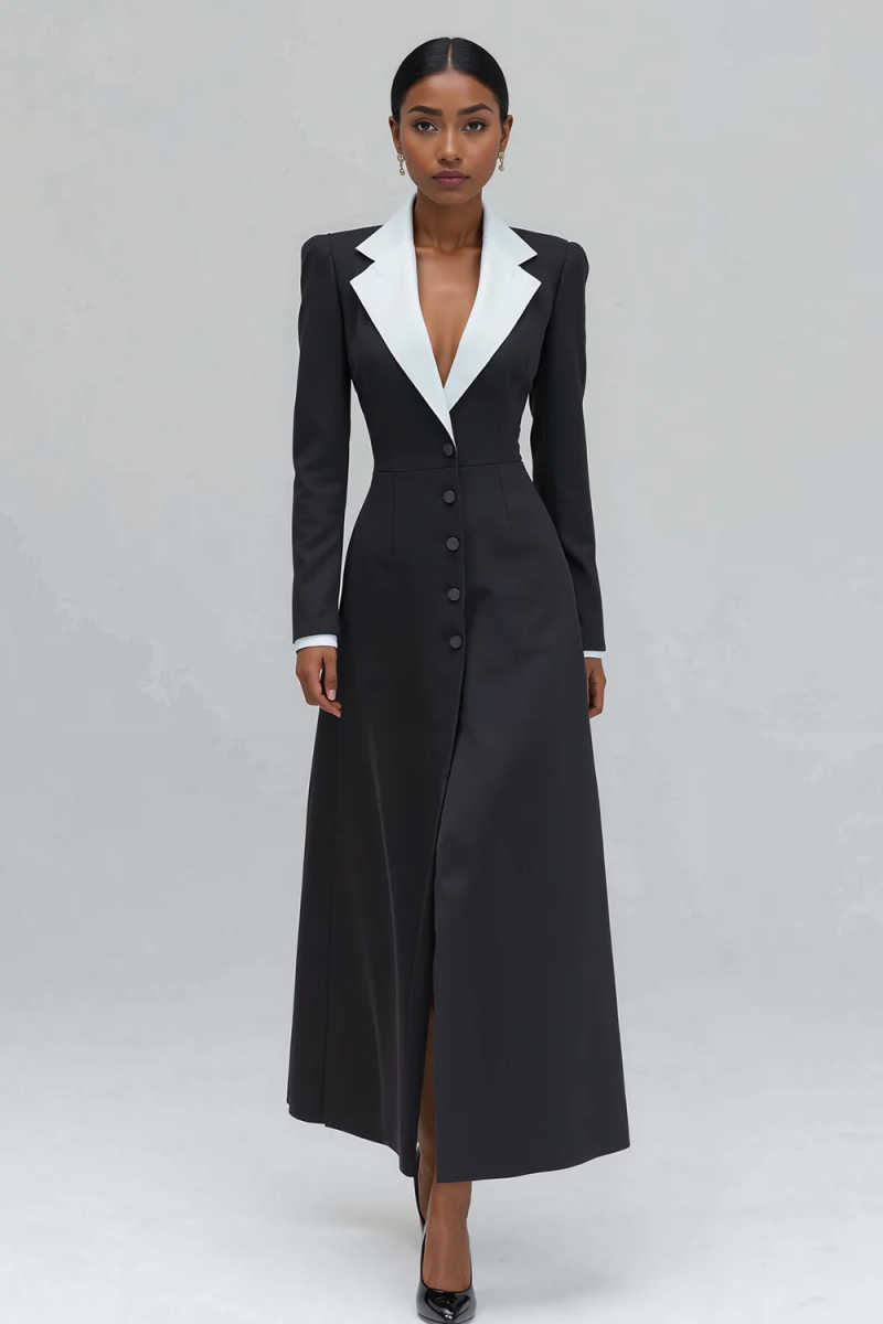 A-Linien Damen Langer Blazer,  – Women Formal Party Wear Dress Bewertung und Preis