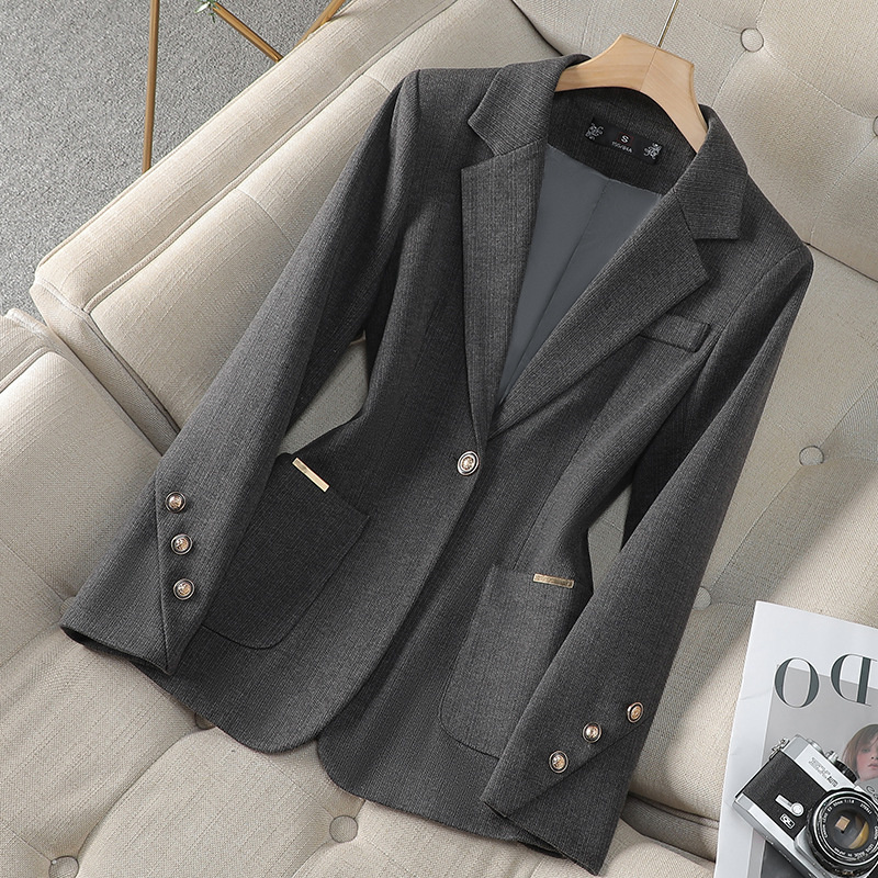 Damen Formeller Blazer Grau Ka – Formal Winter Wear Women Jacket Bewertung und Preis