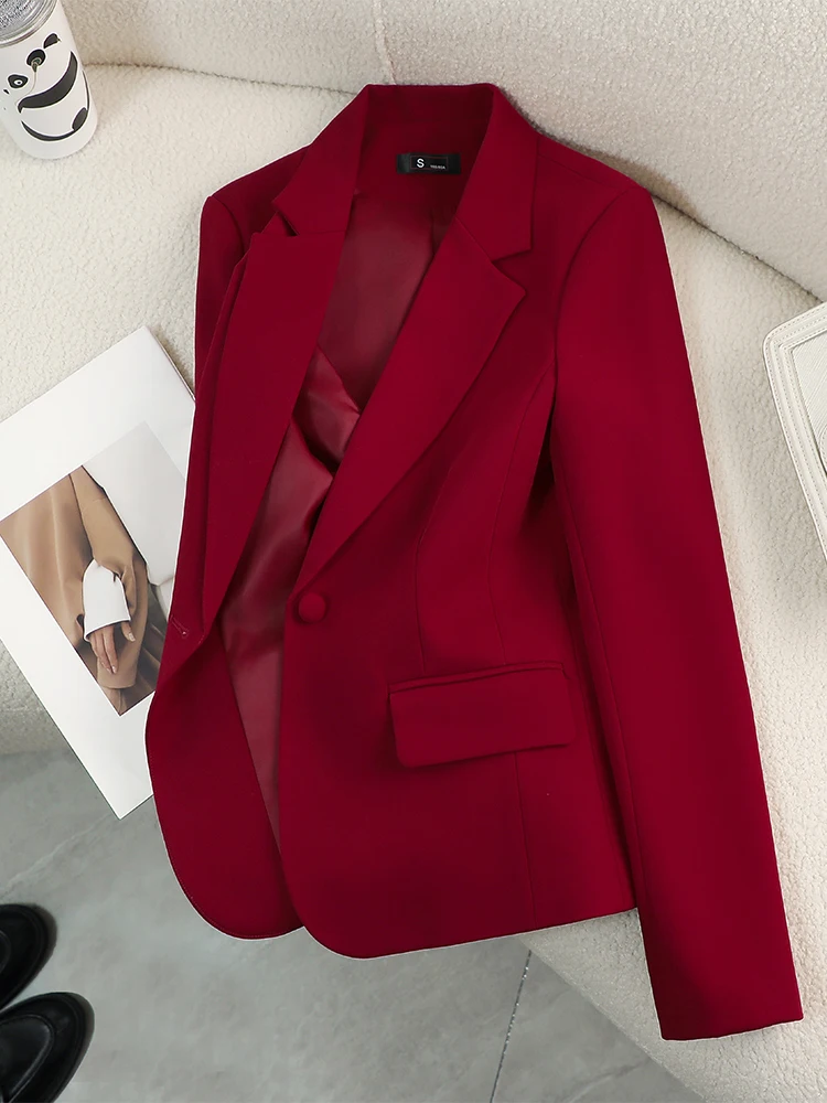 Frauen Blazer Damen Rot Grün B – Formal Winter Wear Women Jacket Bewertung und Preis