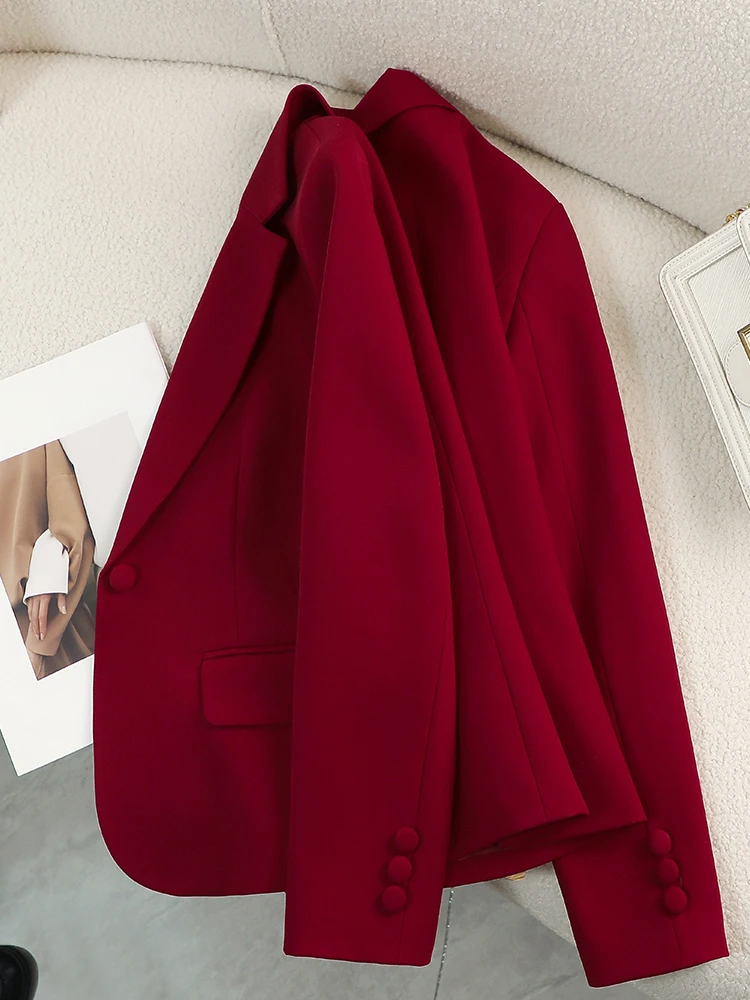 Frauen Blazer Damen Rot Grün B – Formal Winter Wear Women Jacket Bewertung und Preis