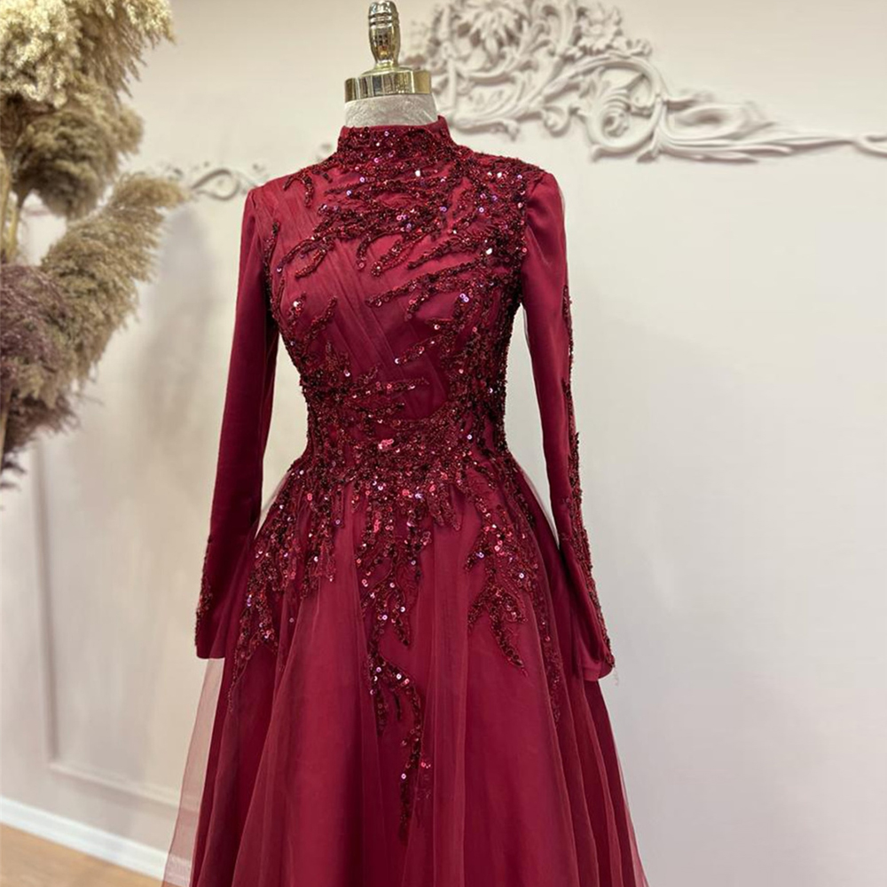 Perlen knöchel lang eine Linie – Women Formal Party Wear Dress Bewertung und Preis