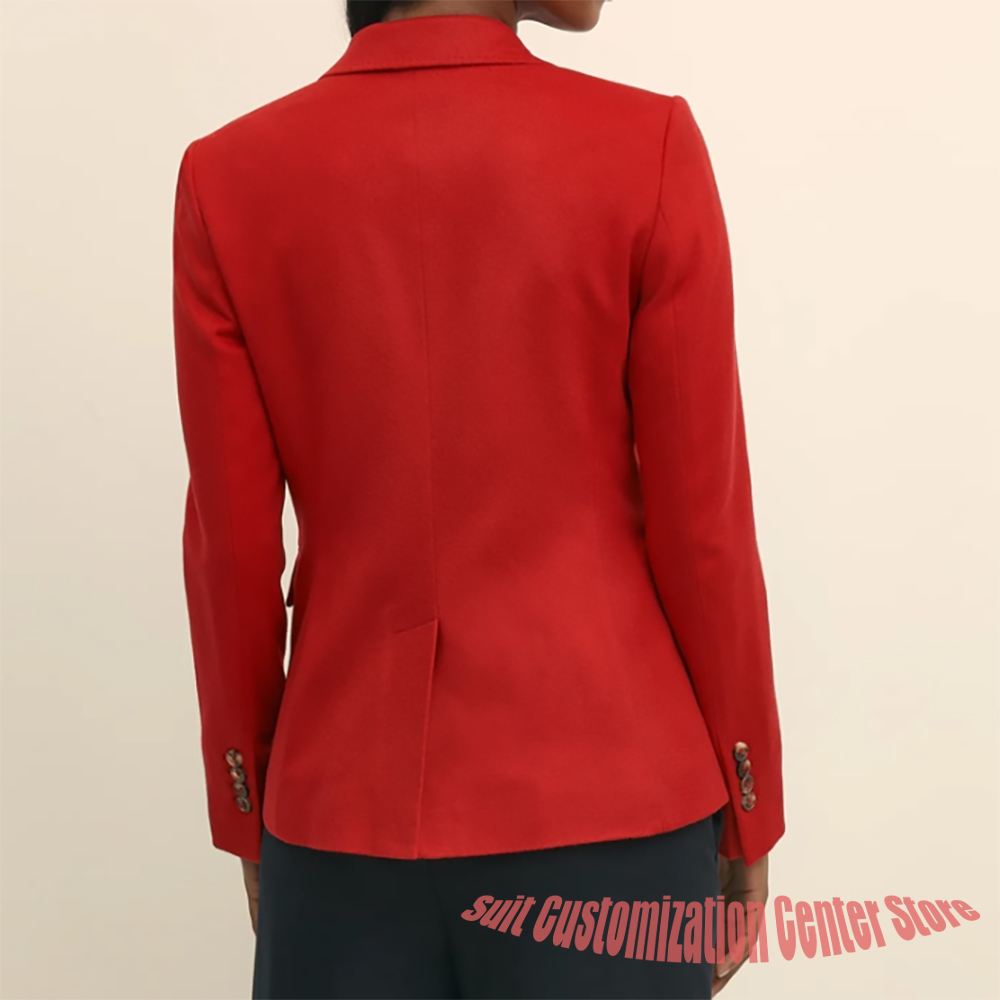 Marineblaue Wollkleidung für D – Formal Winter Wear Women Jacket Bewertung und Preis