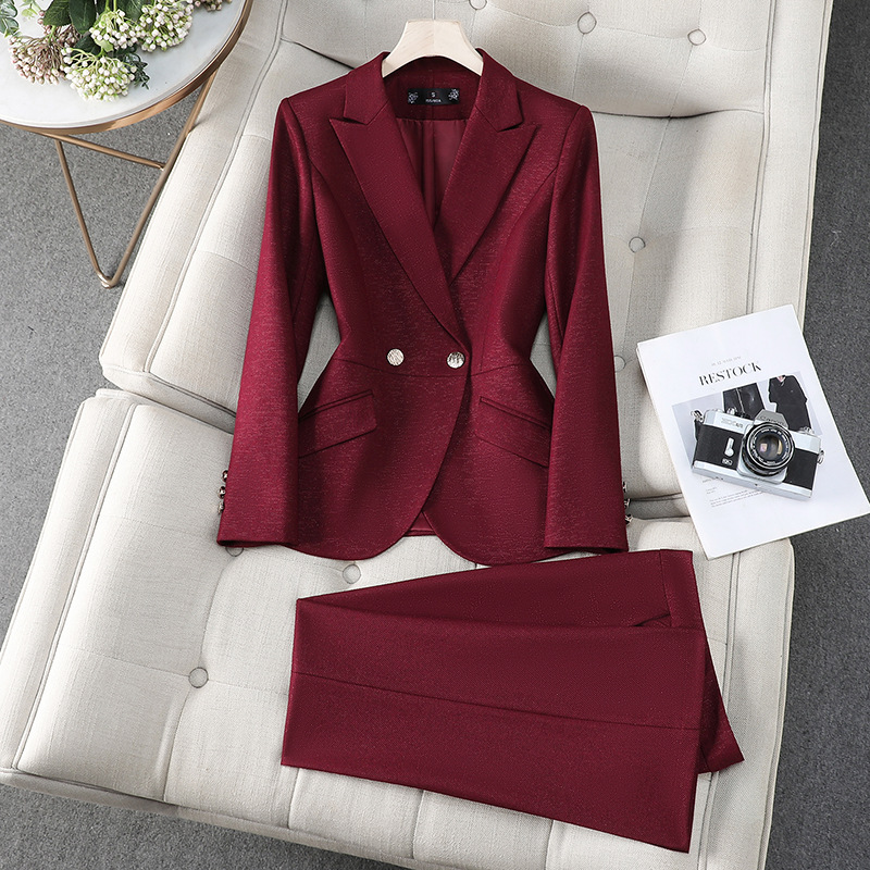 Herbst Winter Damen Hosenanzug – Formal Winter Wear Women Jacket Bewertung und Preis