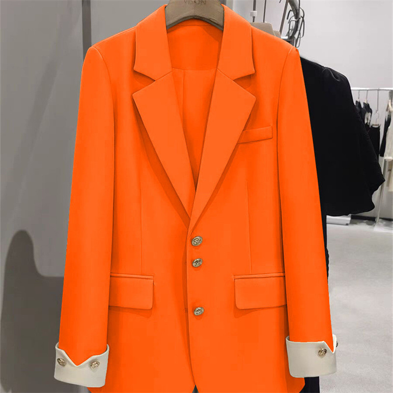 Mode Damen Blazer Farbe Block  – Formal Winter Wear Women Jacket Bewertung und Preis