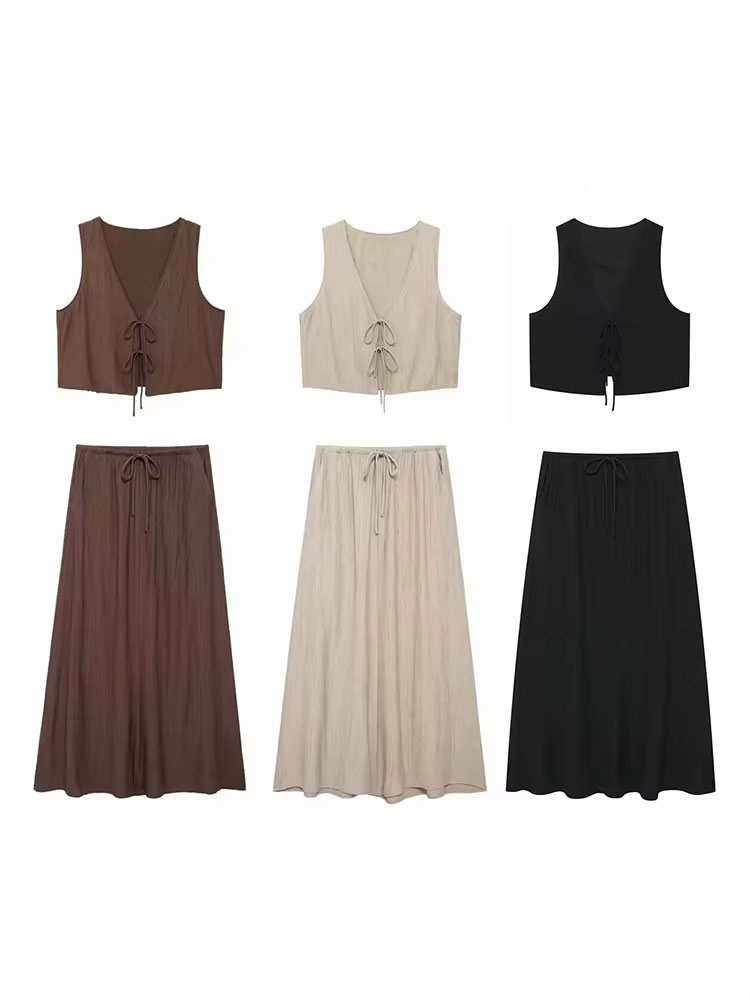 2024 sommer Frauen Röcke Set Ä – Pencil Skirt Midi Bewertung und Preis