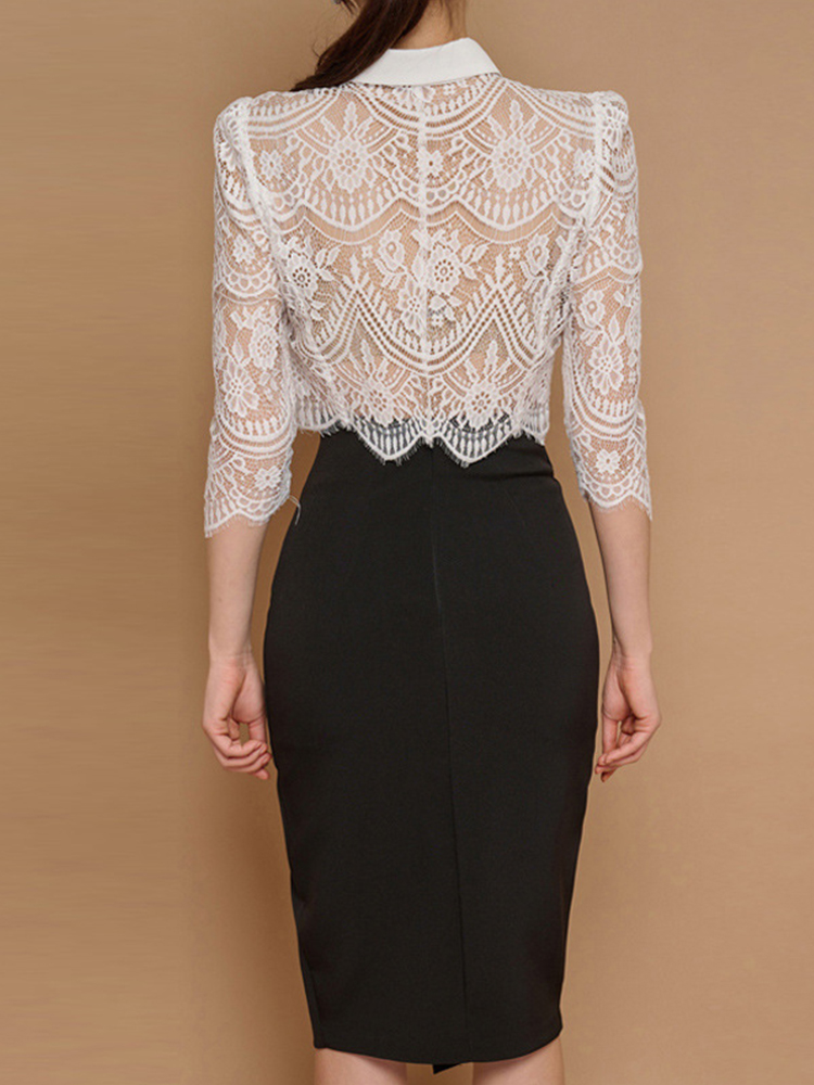 Sommer sexy 2 Stück Outfit ele – Pencil Skirt Midi Bewertung und Preis