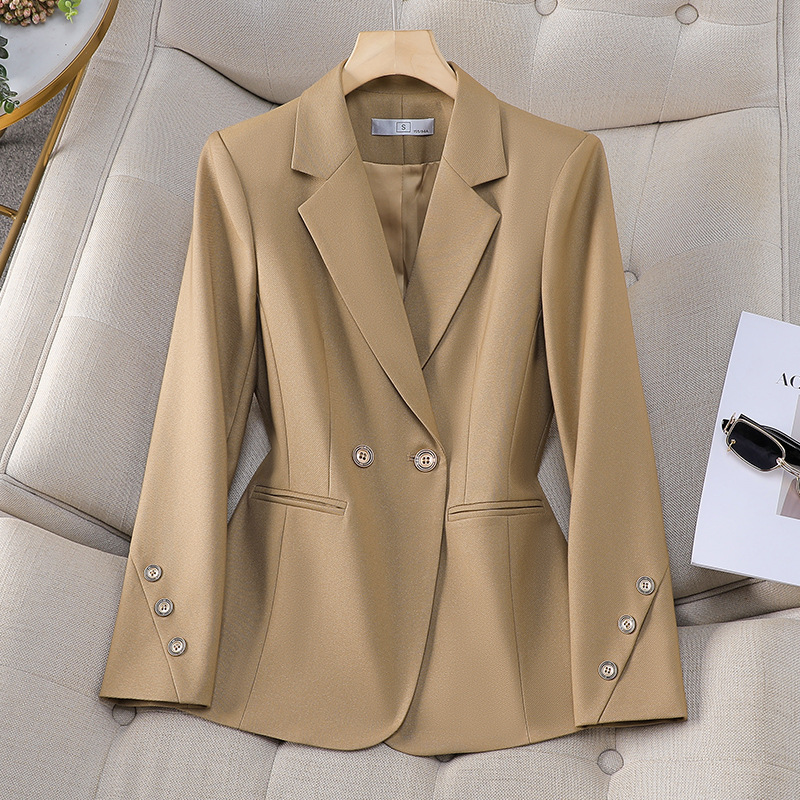 Damen-Blazer mit doppelten Knö – Formal Winter Wear Women Jacket Bewertung und Preis
