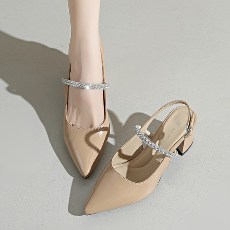 Damen Pumps mit eckiger Spitze – Formal Women Daily Wear Sandals Bewertung und Preis