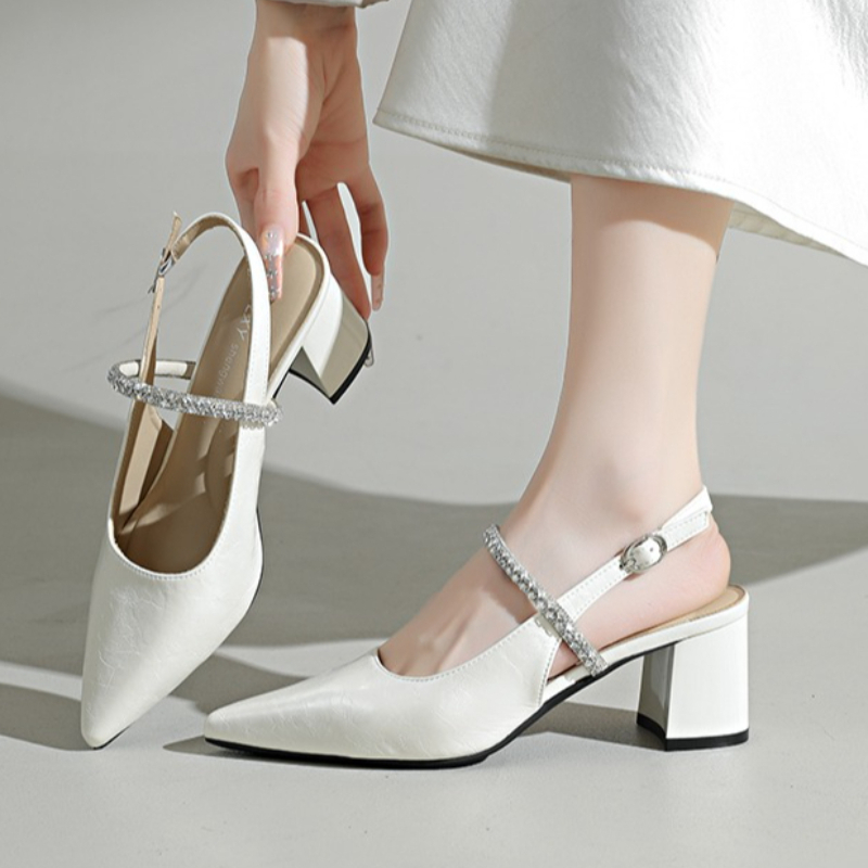 Damen Pumps mit eckiger Spitze – Formal Women Daily Wear Sandals Bewertung und Preis