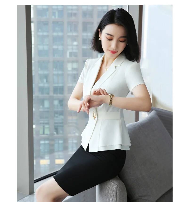 Formelle Blazer-Anzüge in einh – Women Formal Office Wear Tops Bewertung und Preis