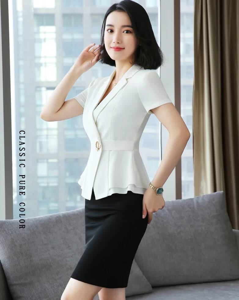 Formelle Blazer-Anzüge in einh – Women Formal Office Wear Tops Bewertung und Preis